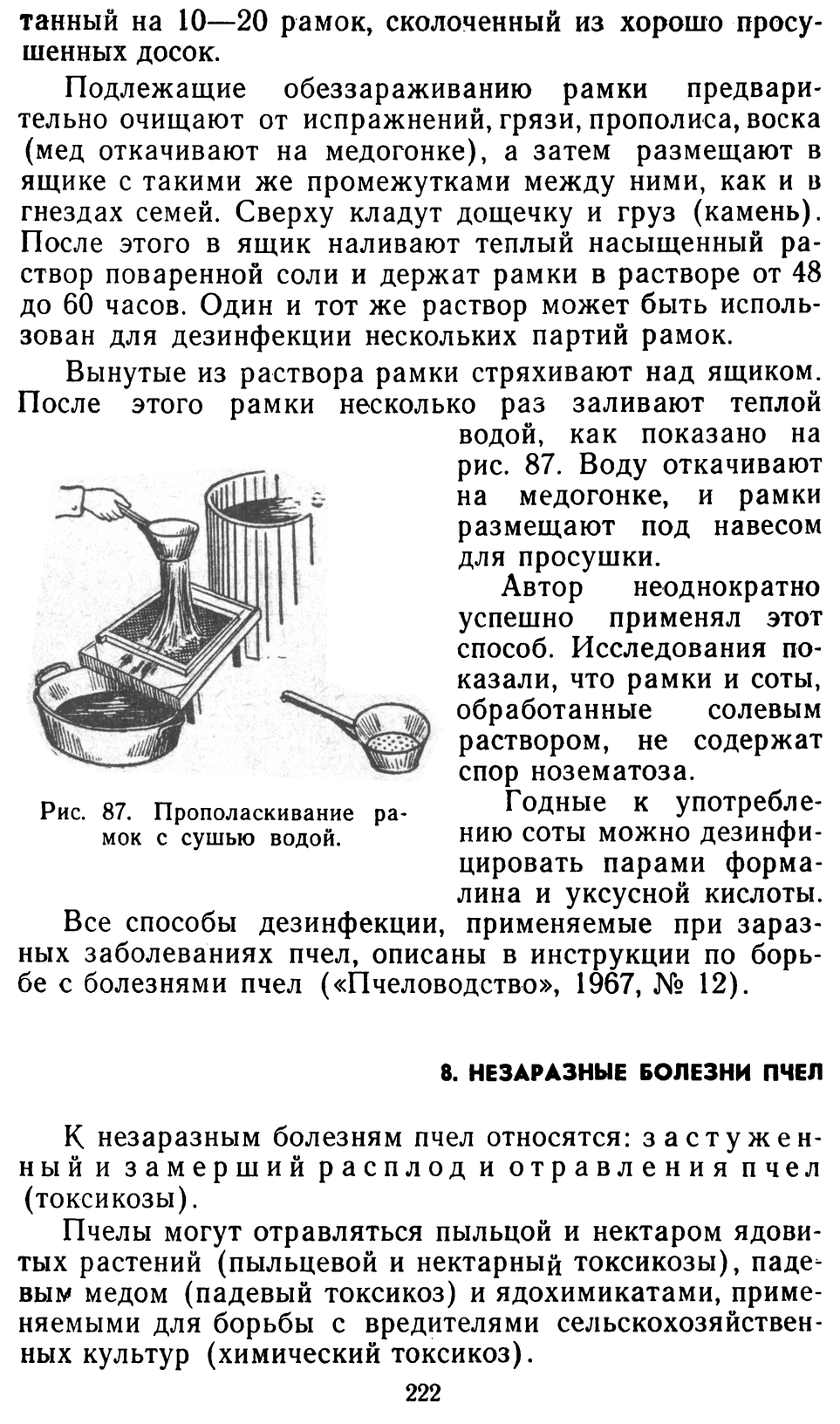           Восковые железы пчел. Постройка сотов