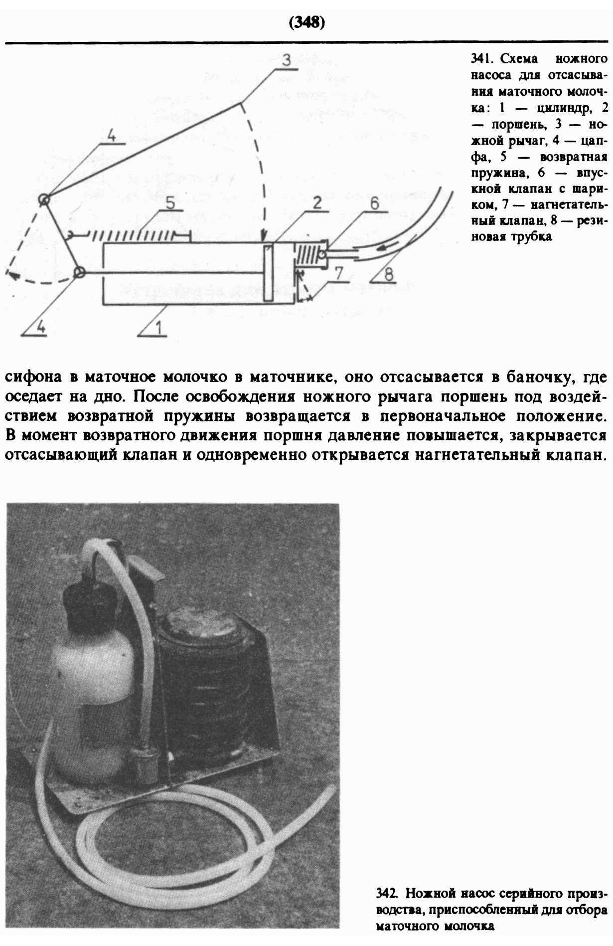 Чертеж ножного насоса